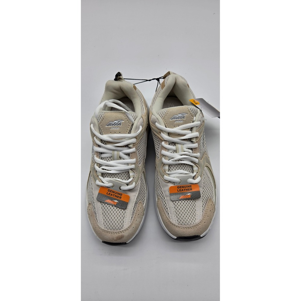 Avia 5000 Womens Neutral Leather Mesh Chunky Sneakers WMAV44GX007L Size 7.5 NEW - Picture 1 of 7